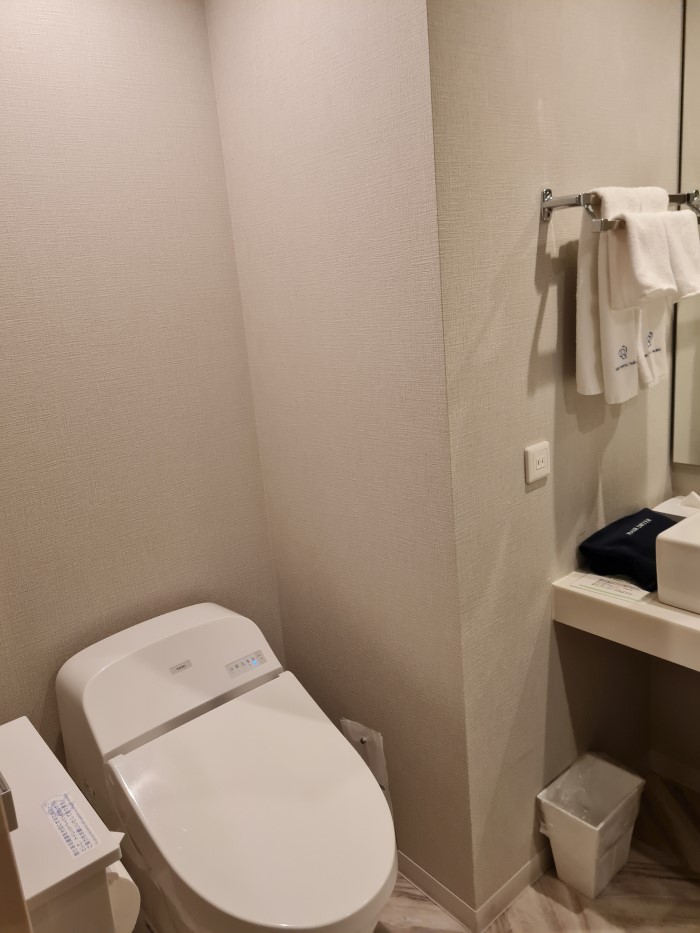 photo of the bathroom at Daiwa Roynet Hotel Tokyo Kyobashi
