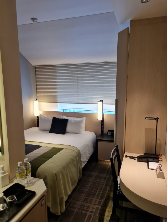 photo of the bed double room at Hotel Hankyu Respire Osaka