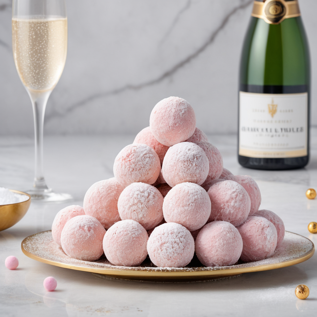 Indulge in the rich and luxurious flavors of Strawberry Champagne Truffles with this easy-to-follow recipe.