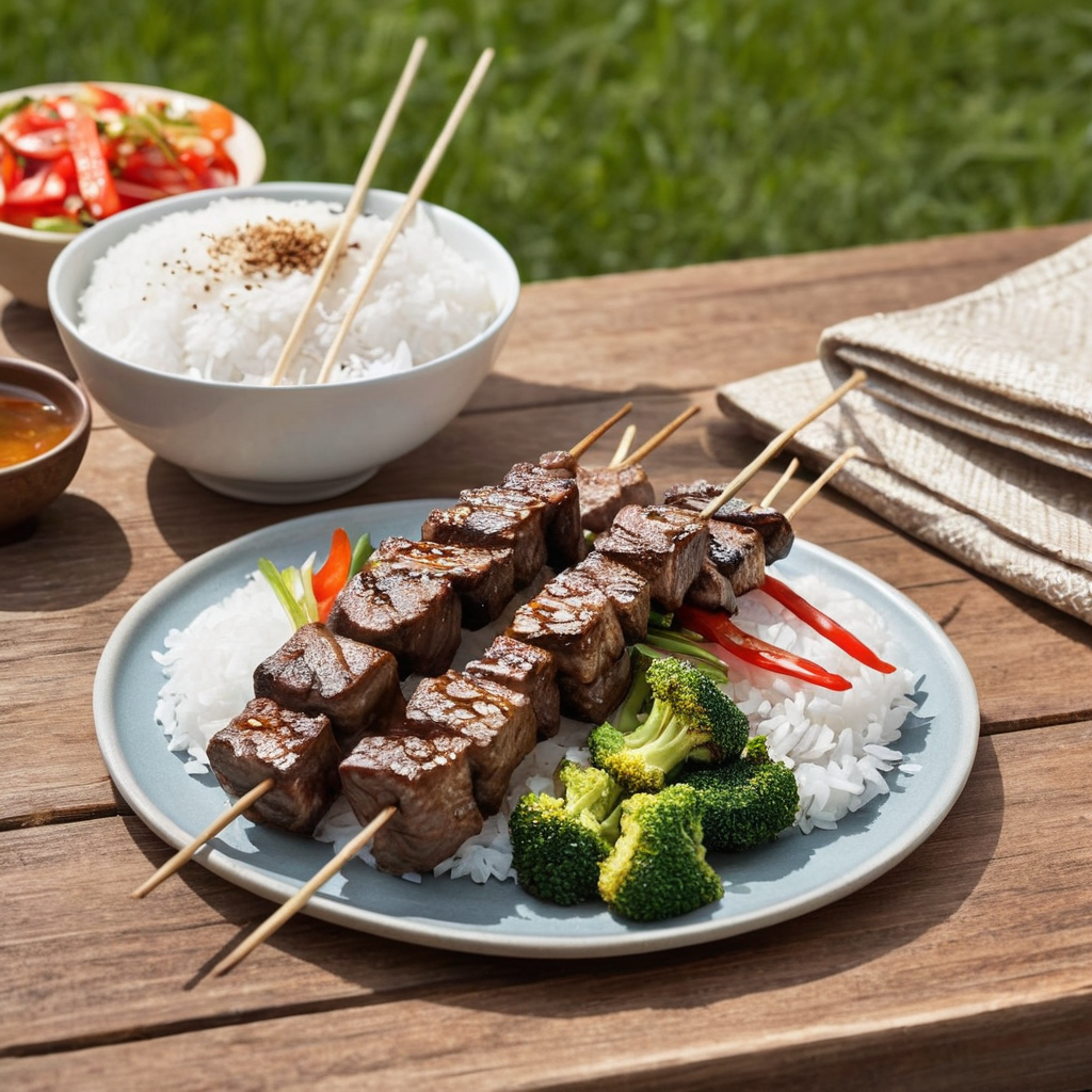Delicious and juicy Beef Teriyaki Skewers perfect for grilling and entertaining.