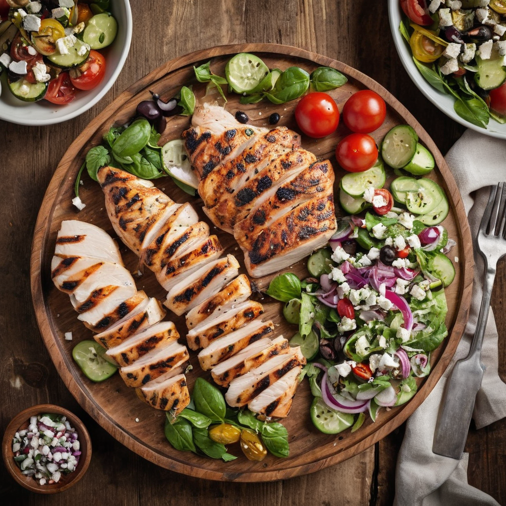 Savor the flavors of the Mediterranean with this delicious and healthy grilled chicken recipe.