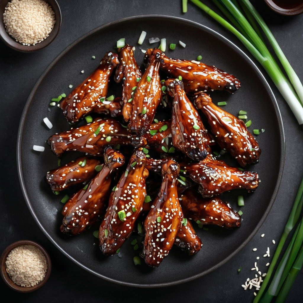 Delve into the world of irresistible flavors with our Sticky Teriyaki Chicken Wings, perfect for any occasion.